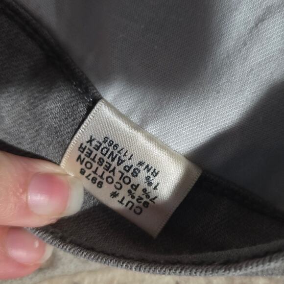 J Brand Grey Mid Rise Stretch Close Cut Rail Starr Modern Skinny Jeans Size 26 - Picture 4 of 8